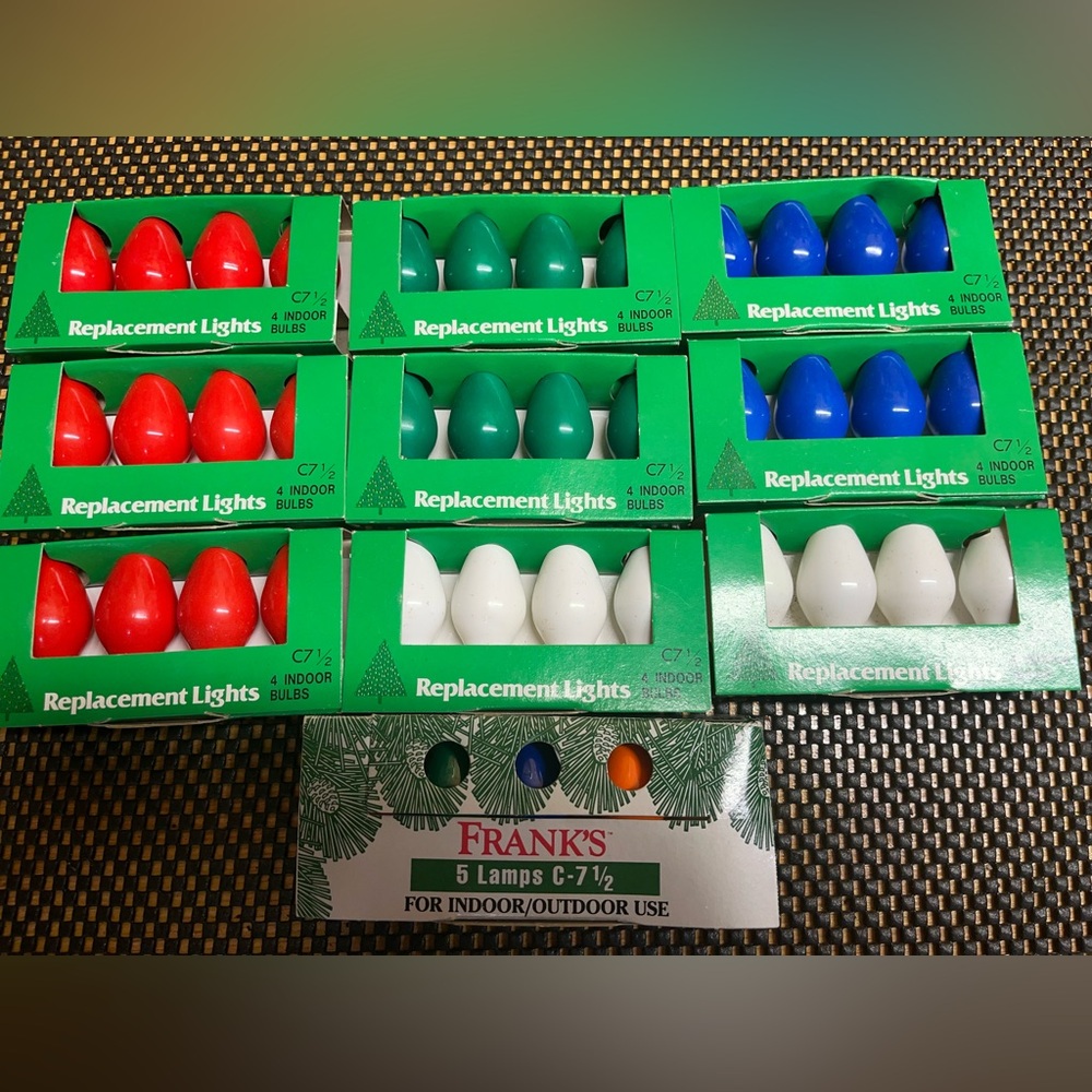 Replacement Christmas Light Bulbs - C7 1/2 (51)